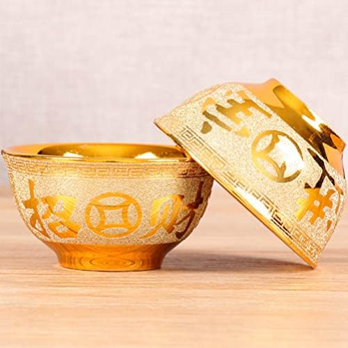 Zemila 2pcs Keramička ponuda posude za zdjelu FENG SHUI Treasure Bowl Tibetanska posuda za pjevanje Religion za religion Tibetan Buddhist