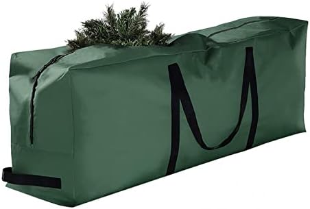 Velika božićna torba za pohranu drveća, za ojačanu ručku Navidad Snažne ručke i patentri zatvarači za skladištenje patelica sa kotačem