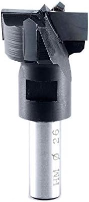 Amana Tool - 203265 karbidni tip šarke dosadan Bit L / H 26mm prečnika x 57mm dužine x 10mm drške