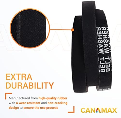 [Nova verzija] Canamax Premium 27001006 pogonski remen za pranje-tačno odgovara za podloške Amana Maytag - zamjenjuje WP27001006 40053601