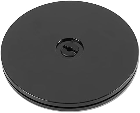 4-inčni Lazy Susan gramofon Crni akrilni kuglični ležaj rotirajuća ladica za spice Rack Tabela torta kuhinjska ostava dekoracija TV
