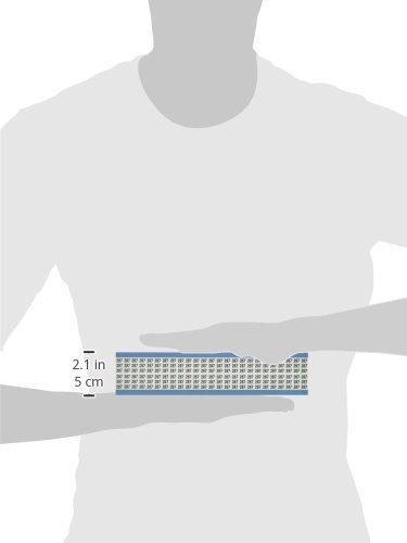 Brady WM-287-PK Vinilna tkanina koja se može repozicionirati, crno na bijelo, kartica žičanih markera sa čvrstim brojevima