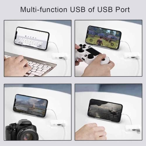 [Apple MFI certificirano] Munja na HDMI adapter Digital AV, munja do USB adaptera USB 3.0 OTG kabel 3 u 1 USB ženski OTG adapter 3in1