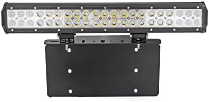 Dasen kompatibilan sa 3 6 7 12 17 20 LED Light Bar američki Standard 6x12in nosač za montažu prednje registarske tablice kompatibilan