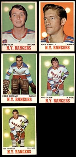 1970-71 O-pee-chee New York Rangers u blizini Team Set New York Rangers - Hokej Bivši rendžeri - Hokej