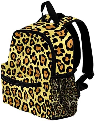 VBFOFBV ruksak za laptop, elegantan putni ruksak casual pad paketi na ramenu za muškarce, žuti leopard Print Modern