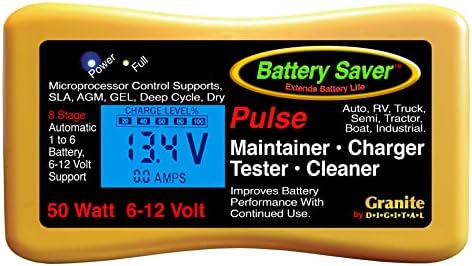 Baterija Saver Premium 6 & amp; 12 Volt 50W pulsni punjač, održavanje & Tester