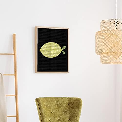 Jednostavan siljev limunski stilke ukrasni dijamantski slikarski setovi smiješni 5d DIY puni bušilice Dijamantne tačkice slike Početna