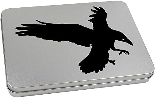 Azeeda 220mm 'Flying Crow' Metal kosilica / skladišna kutija