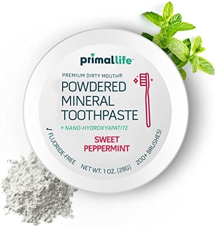 PRIMAL LIFE ORGANIKA - Prljava usta Zubowder, prašak za čišćenje zuba, aromatizirana esencijalna ulja s prirodnom kaolinskom i bentonitnom