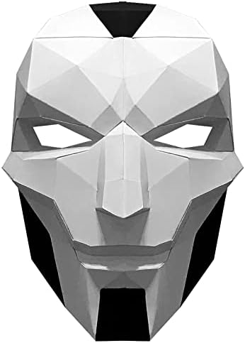 MUMUYILILIN KHADA JHIN Maska papira Model maska ​​za kostim Party Cosplay, Niski Poly 3D Papercraft Art origami, DIY Craft poklon