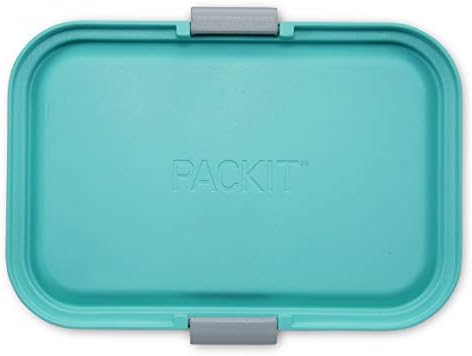 PackIt Freezable torba za ručak sa zatvaračem, Aqua Tie Dye & Mod ručak Bento kontejner za čuvanje hrane, Mint Green