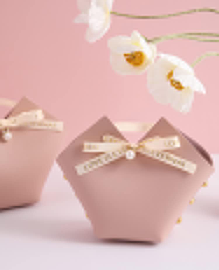 Colias Wing 10 kom jedinstveni PU kožni dizajn prijenosni vjenčani rođendan zabava Favorit bombona kutije ružičaste