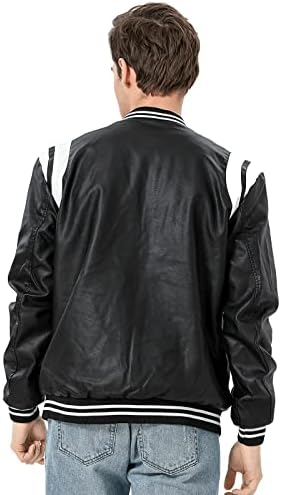 Chuida Muške postolje kožna jakna motocikl Lagana koža za muškarce FAUX kožna bomber casual odjeća