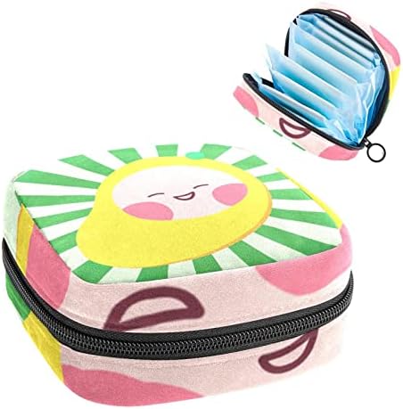 Oryuekan sanitarne torba za skladištenje ubrusa, prijenosna torba za žene za ženske torbice za menstruaciju, crtani voćni mango lijep