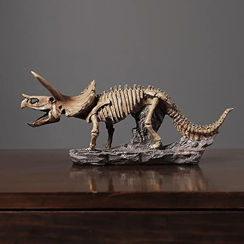 Smjesna dinosaura kostur akvarij Decor Triangularni ukras umjetni ukras za desktop