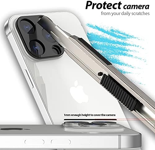 [Dome Camera EZ] Apple iPhone 13 Pro max zaštitnik kamere by Whitestone [One Touch EZ instalacija] - Dvije pakovanje