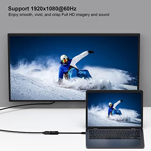 BENFEI Mini DisplayPort na HDMI, Mini DP na HDMI konverter pozlaćeni kabl kompatibilan za MacBook Pro, MacBook Air, Mac Mini, Microsoft