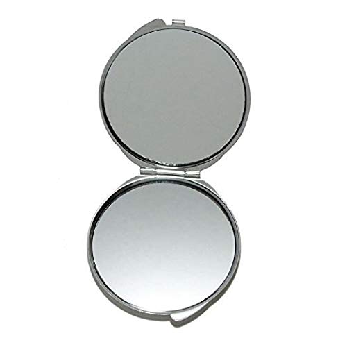 Ogledalo, kompaktno ogledalo,umjetničko ogledalo za akvarelne mačke za muškarce/žene, 1 X 2x uvećanje