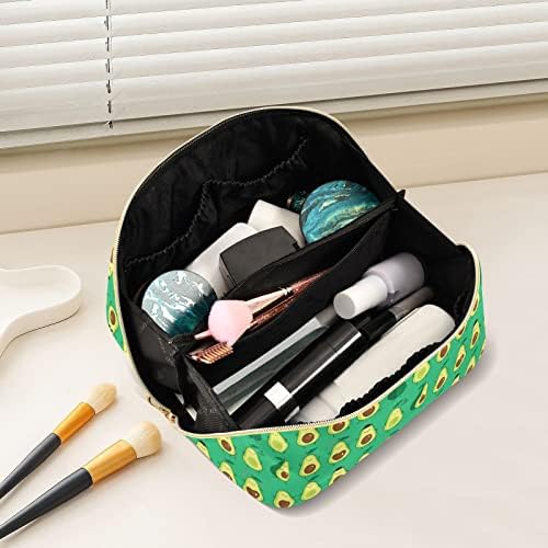 INNEWGOGO Cute avokados kozmetička torba za žene Travel šminke s prijenosnim ručkama Multifunkcionalna toaletna torba za šminku za