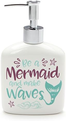 Enesco Naše ime je blato Mermaid WAVES Kamenware sapun sa sapunom, 12 oz, višebojni