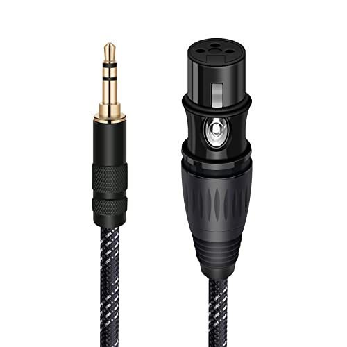 XLR do 3.5 mm 6N OFC 3.5 do XLR 3.5 mm do XLR mikrofonski kabl najlonska pletenica pozlaćena XLR ženski do 3.5 mm 3.5 mm do XLR ženski