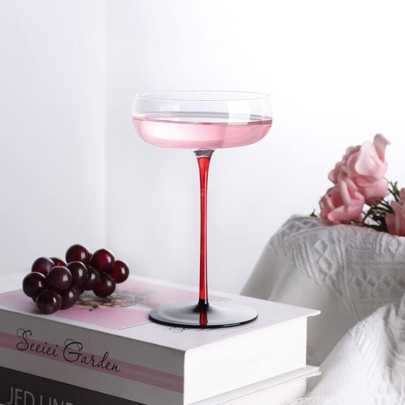 RAZZUM Glass wine glass Crystal glass crveni i crni koktel staklo šampanjac pehar pehar creative personality Martini cup combination