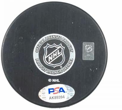 CALVIN de HAAN potpisao hokejaški Pak PSA / DNK Chicago Blackhawks sa autogramom-potpisanim NHL pakovima