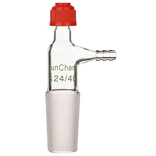 Funchem Adapter za ulazni termometar za staklo 14/20 sa bočnim nazubljenim priključkom crijeva i poklopcem za kompresijski vijak