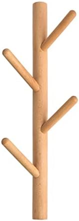 RUREU kaput stalak za rukotvorine minimalističke kuke prirodno drvo grana obloge ručno izrađena ulaza na drvenu šumu HAT ključ na