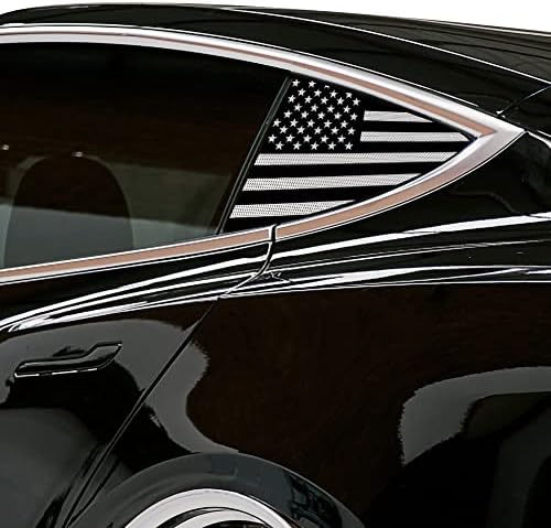 2pcs precit stražnji tromjesečni prozor Američki zastava naljepnica za Tesla Model 3 2017-up naljepnice Vinilni vanjski dijelovi i