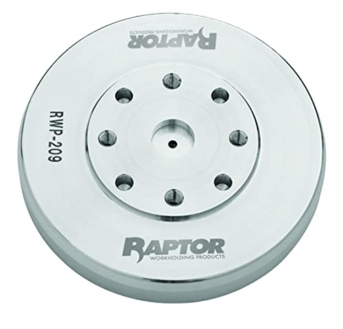 Raptor RWP-209 adapter za hitne slučajeve za glodalicu, 9.055 prečnik, 1.5 visina, Aluminijum, 6061 Aluminijum, premaz, rez, ugao