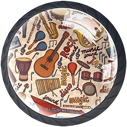 Idealiy Muzički instrumenti skica ladica za vrata povucite ručicu dekoracija namještaja za kuhinjski ormar toaletni sto