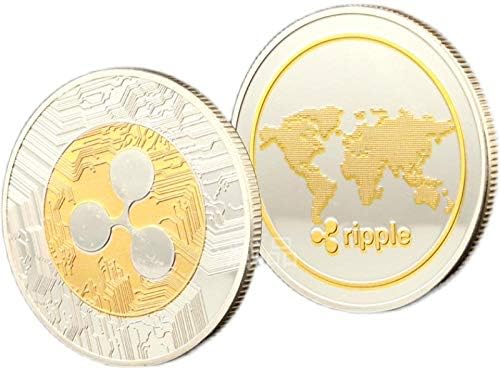Ripple Coin Fizički omiljeni novčići kovanica Gold-pozlaćena Bitcoin Aita Coin Lucky COIN zanata kovanica