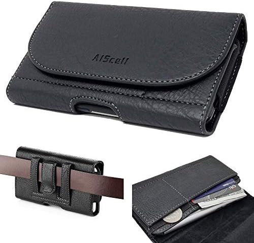 AISKELL novčanik za BlackBerry Key2, Keyone, Priv, premium crna lažna kožna torbica Magnetsko zatvaranje futrola Prigovara telefon