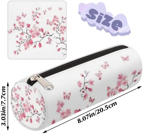 Šik Cherry Blossom Flower pernica olovka torba torbica držač, Japan Floral Zipper olovka torba prijenosni kozmetički Organizator četkica