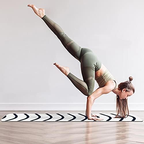 Podloga za jogu valovite glatke linije ekološka neklizajuća podloga za fitnes vježbe za Pilates i vježbe na podu