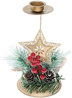 NEARTIME Snowflake Božić zlato Iron svijećnjak prikaz prozora Tabela dekoracija Božić dekoracija vanjski vrt statue Solar
