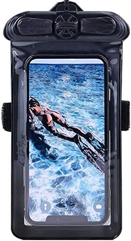 Vaxson futrola za telefon Crna, kompatibilna sa vodootpornom vrećicom Wieppo S6 Lite suha torba [ne folija za zaštitu ekrana ]