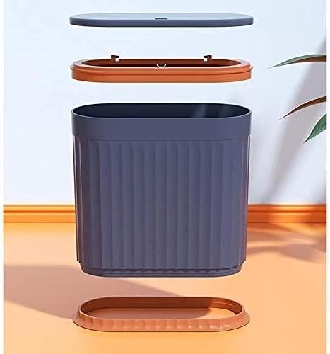 WXXGY kontejner za smeće kante za smeće korpa za otpad na guranje elastičnog poklopca uski cilindar za smeće sa poklopcem kanta za