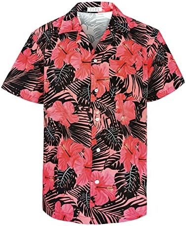 2023 Nove havajske košulje za muškarce kratki rukav redovne fit muške cvjetne košulje dugih rukava majice