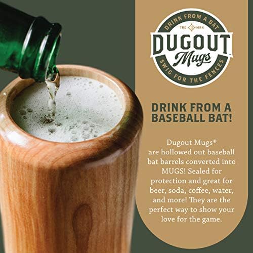 Zemunica šalice: pivo i bejzbol - bejzbol palica za piće šolja-12 oz. - Dvostruko zatvoreno, puno drvo - za topla i hladna pića-ponosno