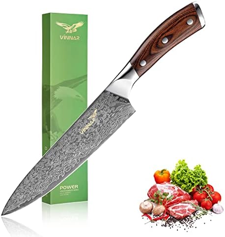 Paket Vinnar 8-inčnog Kuharskog noža i 2 kuhinjska noža u Damasku
