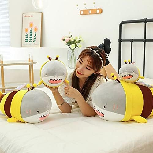 BYBYCD ajkula pčela plišana igračka ajkula pčelinja lutka prati igračku spava Mate igračka Kućni dekor jastuk za spavanje