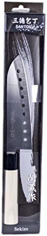Kolekcija Hinomaru Sekizo Japan kvalitet nehrđajući čelik Santoku Višenamjenski kuharski nož 11.75 ITAMAE SUSHI CHEF nož sa drvenom