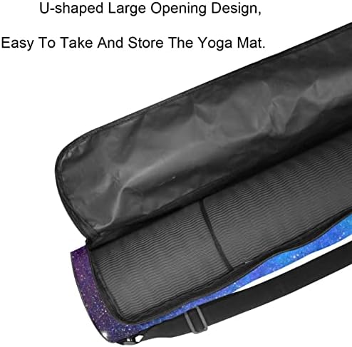 Akvarelni Univerzum svemirska galaksija maglina Zvjezdane torbe za jogu, torba za nošenje joge s punim patentnim zatvaračem za žene