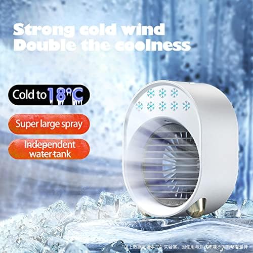 Klip ventilatora Prijenosni mini zrak USB mali hladnjak zraka ledeni kristal mali klima uređaj utikač u ventilator sa stezaljkama