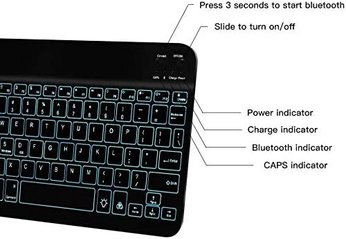 BoxWave tastatura kompatibilna sa Energizer E241s-SlimKeys Bluetooth tastaturom - sa pozadinskim osvetljenjem, prenosiva Tastatura