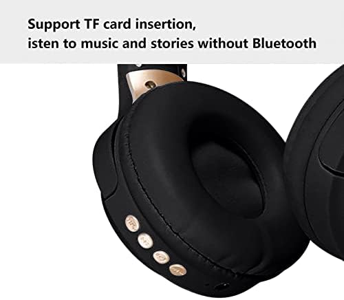 Shilong slušalice Bežične Bluetooth glave sa sklopivim bežičnim slušalicama, Hi-Fi Stereo Sklopivi stereo ušici sa ugrađenim Mic Bass