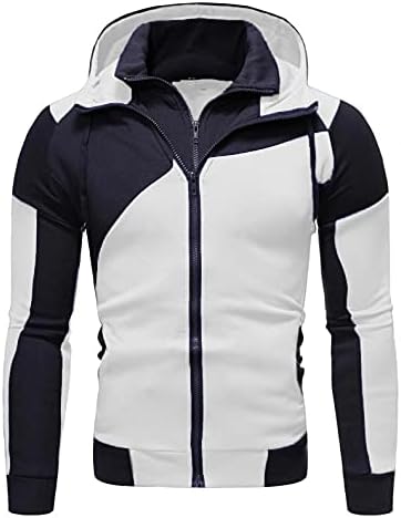 Hgoogy muns dukseve zip up pad zimske casual patchwork dukserirt atletski gornji vijak fit activewear gornja odjeća